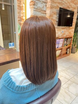 ルページ 千葉(lpage) 髪質改善/顔周りレイヤーカット/グレージュ[千葉/千葉駅]