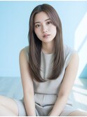 自然な艶ストレート×レイヤー〈武蔵小山駅〉