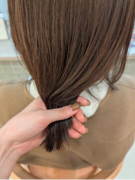 透明感ベージュカラー