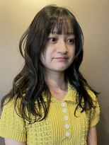 ヘアーアイストゥーレ(HAIR ICI TRE)&nbsp;透明感カラー/ロングヘア/質感再整トリートメント/艶カラー