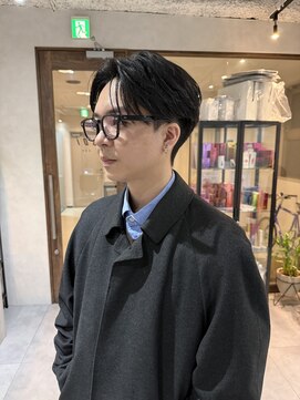 ソイデュエ 梅田(soi due) men's センターパートでカッコよく