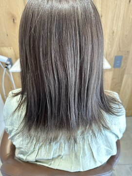 ベルベットヘア 千早店(Velvet hair) プレミアム髪質改善カラー×グレージュ