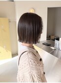 外ハネボブ×Olive beige