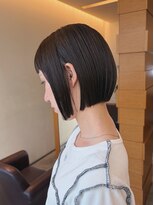 トップヘアー スパアンドリラクゼーション 安城(spa&relaxation)&nbsp;切りっぱなしボブ/ぱつっとボブ髪型20代30代前髪あり前髪無し