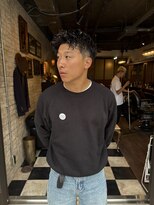 WEST END BARBER SHOP OMACHI SENDAI【ウエストエンド】&nbsp;【RIO】ツイスパ/メンズショート/30代