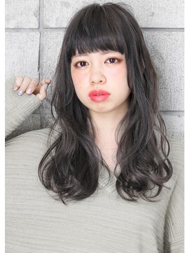 ヘアサロン ガリカ 表参道(hair salon Gallica) ☆ プラチナグレージュ ＆ 外国人風ウェーブ ☆ semi-long☆