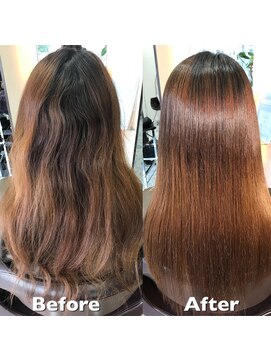 ビューティーアンドケアカロン(Beauty and Care CALON) 【銀座】真っ直ぐなり過ぎない髪質改善縮毛矯正