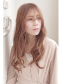 ブラウンベージュ×ウザバング