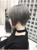 マッシュウルフショートボブWカラー☆アッシュデザインカラー