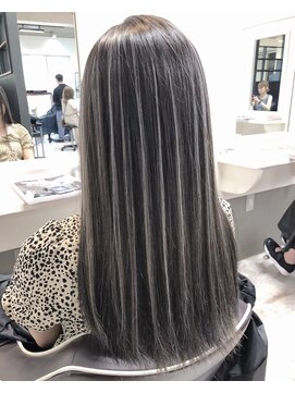 ジゼル(GiseL) 【GiseL】コントラストハイライトバレイヤージュ/ダブルカラー