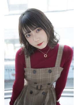 サロンドミルク 原宿(salon de MiLK) 【salon de MiLK 原宿】ゆるふわウェーブ×ミルクティアッシュ