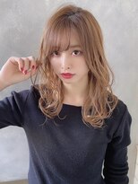 ローラン(ROULAND)&nbsp;【ROULAND石川】ことりベージュアンニュイカールセミロング