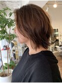 ミルクティー×ミディアムレイヤー