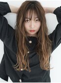 大人かわいい☆毛先パーマ×グラデーションカラー☆【町田】