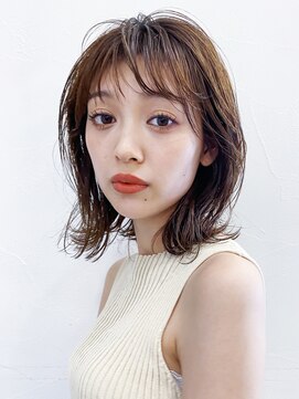 アイティー バイ アルバム 中野店(IT by ALBUM) ラフカール_クールショートピンクベージュボブルフ_8025