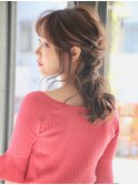 大人フェミニンアレンジスタイル/パーティー/二次会/センター南
