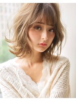 ボニークチュールドットエス(.S)&nbsp;大人かわいいひし形シルエット外ハネボブ/◎30代40代50代60代