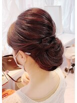 アマレット 東京駅八重洲店(amaretto)&nbsp;優しい雰囲気和装アップヘア