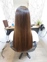 ヘアーカルチャー 小倉台店 HAIR CULTURE&nbsp;ロングストレート髪質改善ブラウンベージュ