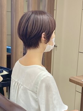 ユキオ オブ ヘアー(YUKIO of Hair) 小顔見せで大人かわいい☆ピンクカラー×ひし形ショート
