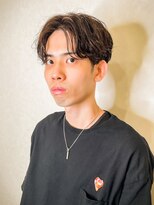 スイート(Suite)&nbsp;ほぐしバング　センターパート　ニュアンスパーマ