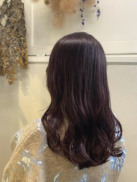 ジル ヘアデザイン ナンバ(JILL Hair Design NAMBA) cassis color♪/ゆるふわロング/暖色系カラー/ナチュラル/抜け感