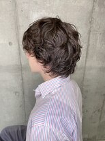 横顔が素敵に決まるマッシュカールウルフ【表参道、青山、渋谷】
