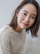 ガレリア 名駅オーキッドビル店(GALLARIA)&nbsp;楽チン誰でも簡単スタイリング外ハネミディアム切りっぱなしボブ