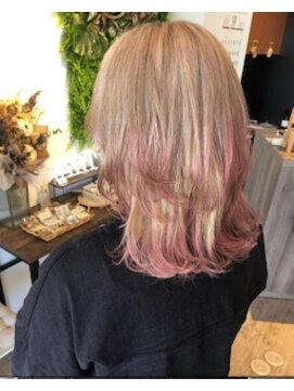 クロノス(CRONOS) 【CRONUS】ホワイトベージュ×ピンク