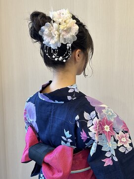 綾橘 浴衣着付＆ヘアセット　［所沢］