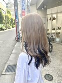 デザインカラー/レイヤーカット/ウェットヘア