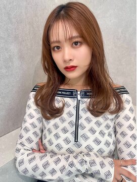 アッシュ 中野店(Ash) イメチェン/似合わせカット/フルバング/レッドブラウン/中野