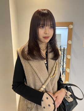 ヌープヘアーアイス(NUUP.hair ici) 20代30代40代髪質改善カラーアッシュベージュ艶感ストレート