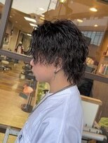 イエローコーン 金沢文庫店(YELLOW CORN)&nbsp;ツイストスパイラルパーマ/メンズウルフパーマ/ダークアッシュ