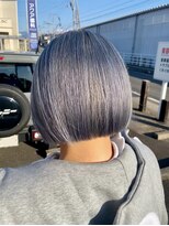 バニラ 重信店(VENIRE) 切りっぱなし シルバーボブ