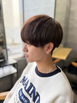 メンズカット バイ ソイクフ(メンズカット by SOY-KUFU) 20代30代40代◎韓国マッシュスペインカール焦げ茶ブラウン