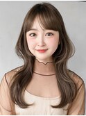 艶感ミニウルフナチュラルカールデジタルパーマこなれヘア