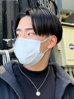 センターパートニュアンスパーマ韓国カルマパーマコンマヘア