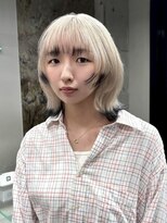 ソル ジングウマエ(SOL JINGUMAE) 原宿デザインカラー顔周りレイヤーエンドカラーセクションカラー