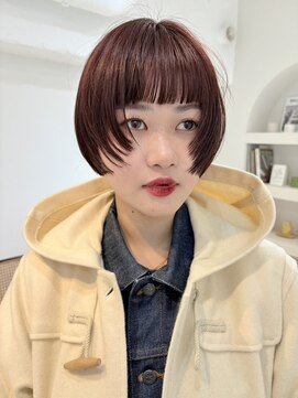 シエカ(CIECA.) ウェーブショート/セクションカラー/マッシュラインカール