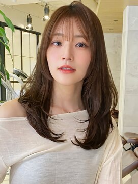 グランド(GRAND) レイヤーカット/顔まわりレイヤー/くびれミディアム20代【平島】