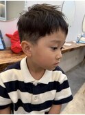 キッズカット◎メンズ男の子スパイキーショート刈り上げ小学生◎