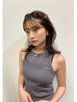 キーチェ 梅田中崎町(keych)&nbsp;レイヤーカット/透明感カラー/ミディアム/大阪梅田/中崎町