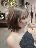 透明感ベージュカラー