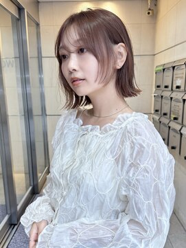 ガーデン 渋谷(GARDEN) 小顔大人ボブ暗めカラーミディアムデザインカラー