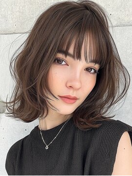 アンドレイ 表参道(andrey) クラゲヘアー/小顔に見せるヘア/ココアベージュ/表参道