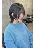ボブウルフハッシュカットショートウルフボブ小顔カット