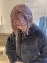 ルーイ(LOUIE)&nbsp;... 外ハネbob × pale pink ...