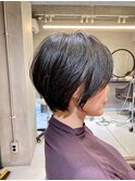 オトナマッシュショート×小顔ヘア