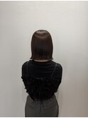 切りっぱなしボブ